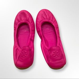 Tory Burch pink flats